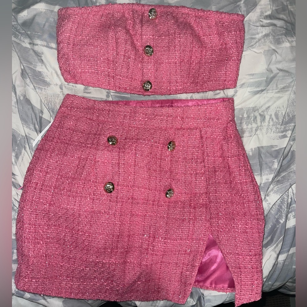 Plaid Print Set